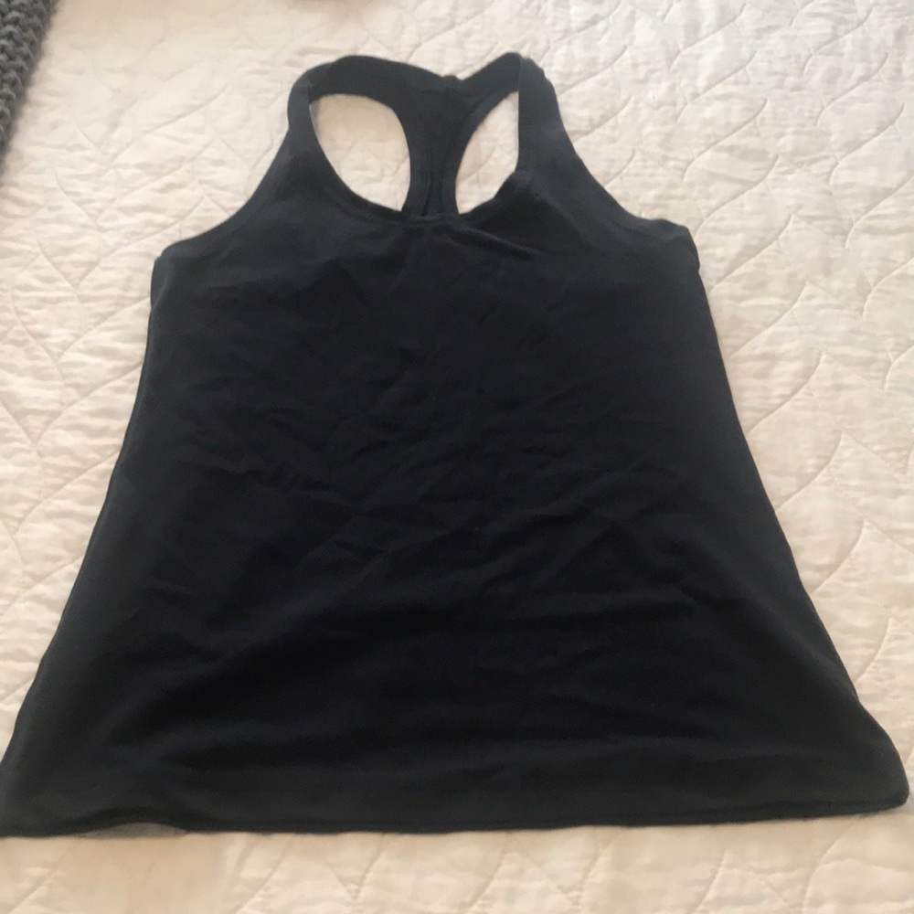 Lululemon black cool tank sz 8